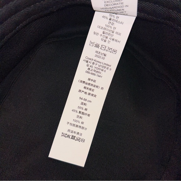 Coach Signature Jacquard Bucket Hat - Picture 5 of 5